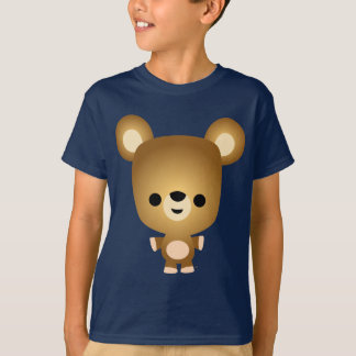 Cute Cartoon Beer Knip Kinderen T-Shirt