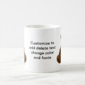 Cute cartoon beer koffiemok (Center)