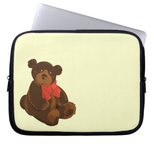 Cute cartoon beer laptop sleeve