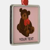 Cute cartoon beer metalen ornament (Rechts)