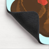 Cute cartoon beer muismat (Hoek)