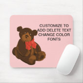 Cute cartoon beer muismat (Met muis)