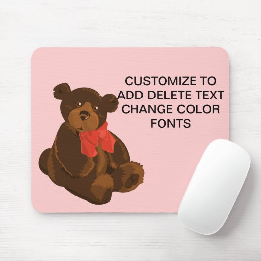 Cute cartoon beer muismat (Met muis)