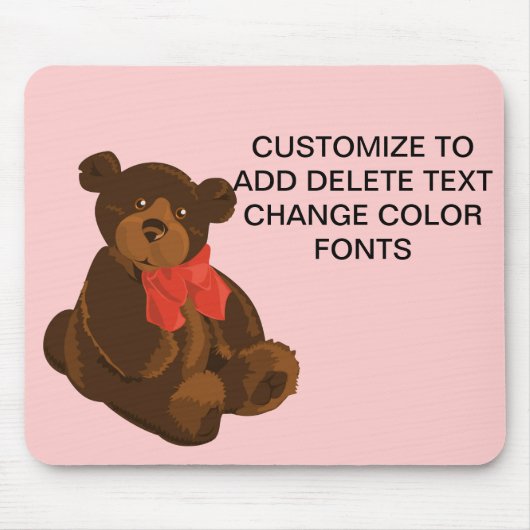 Cute cartoon beer muismat (Voorkant)