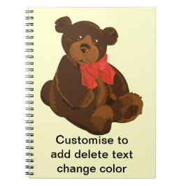 Cute cartoon beer notitieboek