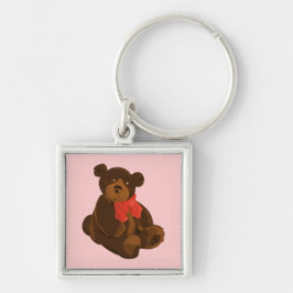 Cute cartoon beer sleutelhanger