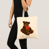 Cute cartoon beer tote bag (Voorkant (product))