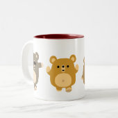 Cute cartoon Beren 2 mok (Voorkant links)