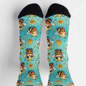 🐝✨ Cute Cartoon Bijen Cozy Everyday Cadeau 🌼 Sokken (Top)