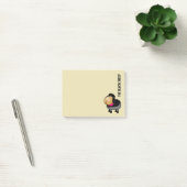 Cute Cartoon Black Sheep Drawing Post-it® Notes (Kantoor)