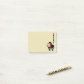 Cute Cartoon Black Sheep Drawing Post-it® Notes (Op bureau)