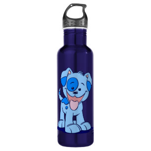 Cute Cartoon Blue Puppy Waterfles