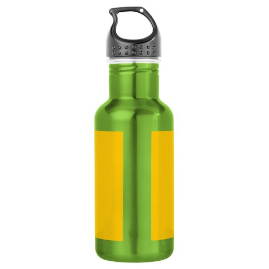 Cute cartoon boos paarse dinosaurus waterfles  (Achterkant)