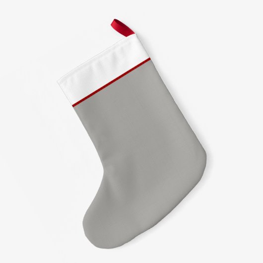 Cute Cartoon Boston Terrier Happy Dog Holiday Kleine Kerstsok (Achterkant (Hangend))