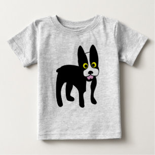 Cute Cartoon Boston Terrier Shirt voor Hondenliefh