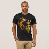 Cute Cartoon Bouncy Kangaroos T-Shirt (Voorkant volledig)