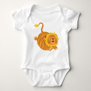 Cute Cartoon Bouncy Liger Baby Creeper Romper