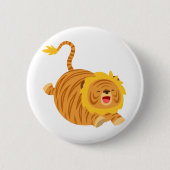 Cute Cartoon Bouncy Liger Button Badge (Voorkant)