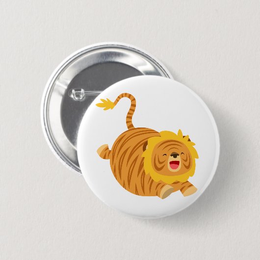 Cute Cartoon Bouncy Liger Button Badge (Voorkant /achterkant)