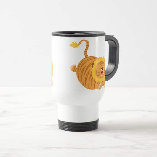 Cute Cartoon Bouncy Liger Commuter Mok (Voorkant rechts)