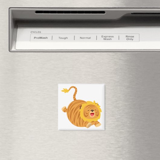 Cute Cartoon Bouncy Liger Magnet (Insitu (Vaatwasser))