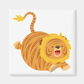 Cute Cartoon Bouncy Liger Magnet (Voorkant)