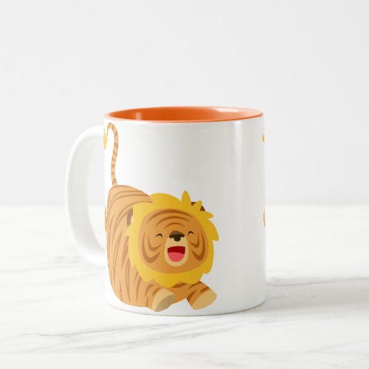 Cute Cartoon Bouncy Liger Mok (Voorkant links)