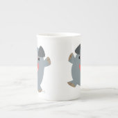 Cute Cartoon Bouncy Pig Bone China Mok (Voorkant)