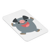 Cute Cartoon Bouncy Pig Flexible Magnet Magneet (Rechterzijde)