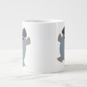 Cute Cartoon Bouncy Pig Jumbo Mok (Voorkant)