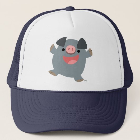 Cute Cartoon Bouncy Pig Pet (Voorkant)
