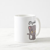 Cute Cartoon British Shorthair Cat Koffiemok (Voorkant rechts)