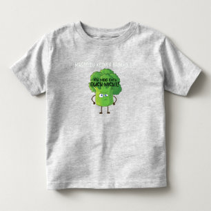 Cute Cartoon Broccoli Je houdt niet van Broccoli B Kinder Shirts
