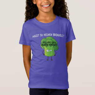 Cute Cartoon Broccoli Je houdt niet van Broccoli B T-shirt