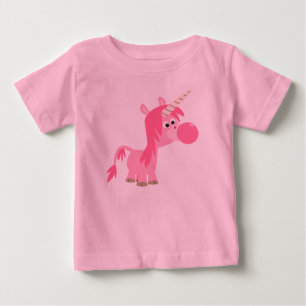 Cute Cartoon Bubble Gum Unicorn Baby T-Shirt