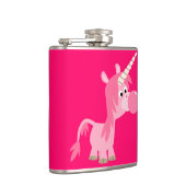 Cute Cartoon Bubble Gum Unicorn Hip Flask Heupfles (Rechts)