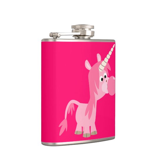 Cute Cartoon Bubble Gum Unicorn Hip Flask Heupfles (Rechts)