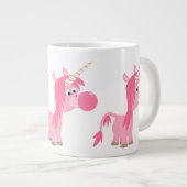 Cute Cartoon Bubble Gum Unicorn Jumbo Mok (Voorkant rechts)