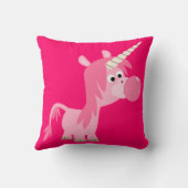 Cute Cartoon Bubble Gum Unicorn Pillow Kussen (Achterkant)