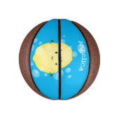 Cute cartoon bubbles afbeelding basketbal (Verticaal)