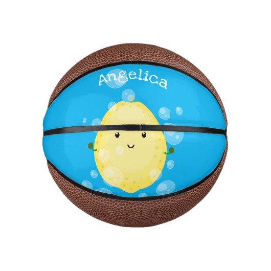 Cute cartoon bubbles afbeelding basketbal (Voorkant)