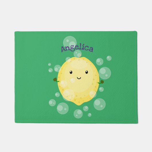 Cute cartoon bubbles afbeelding deurmat (Voorkant)