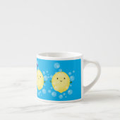 Cute cartoon bubbles afbeelding espresso kop (Rechts)