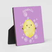 Cute cartoon bubbles afbeelding fotoplaat (Voorkant)