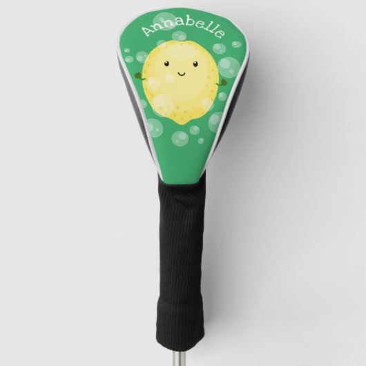 Cute cartoon bubbles afbeelding golfheadcover (Voorkant)