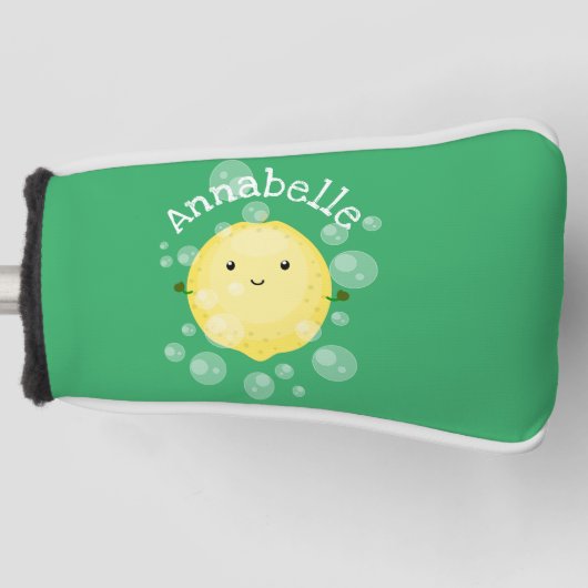Cute cartoon bubbles afbeelding golfheadcover (Voorkant)