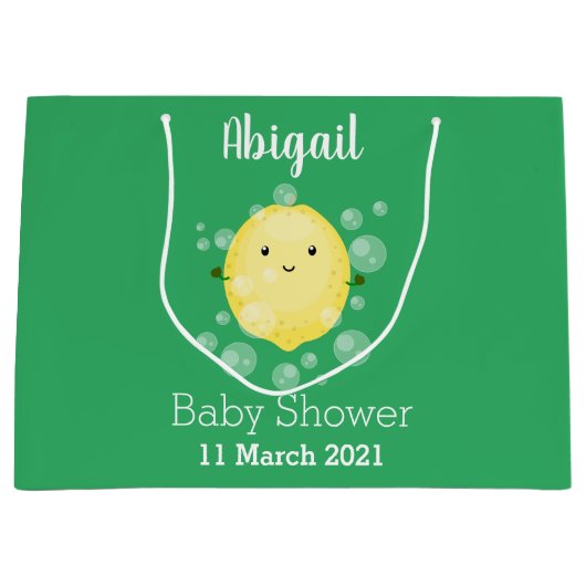 Cute cartoon bubbles afbeelding groot cadeauzakje (Voorkant)