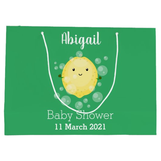 Cute cartoon bubbles afbeelding groot cadeauzakje (Achterkant)