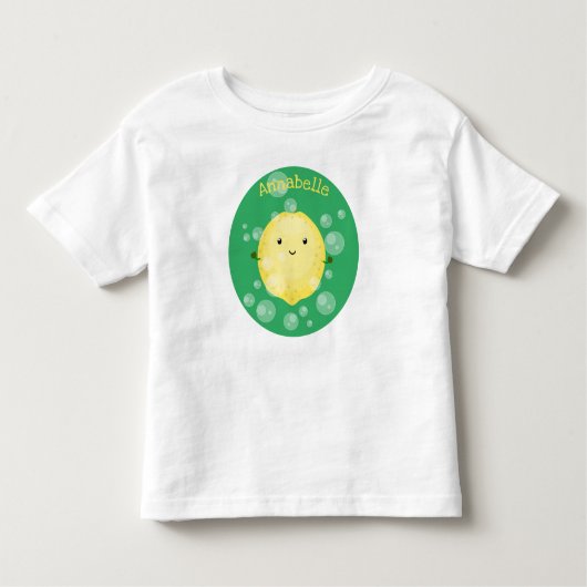 Cute cartoon bubbles afbeelding kinder shirts (Voorkant)