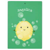 Cute cartoon bubbles afbeelding klembord (Achterkant)
